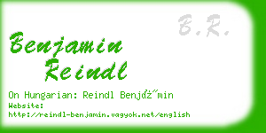 benjamin reindl business card